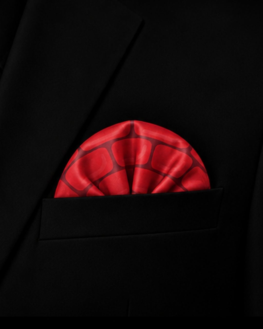 Crimson Luxe Silk Pocket Square