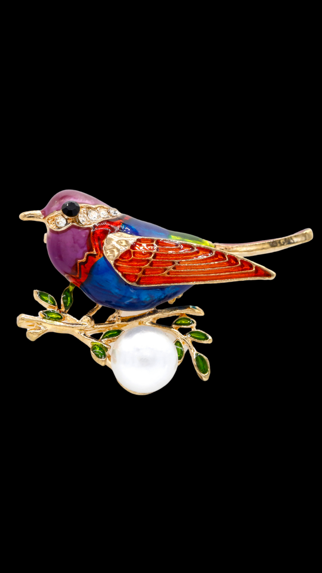 Pearl Bird Brooch