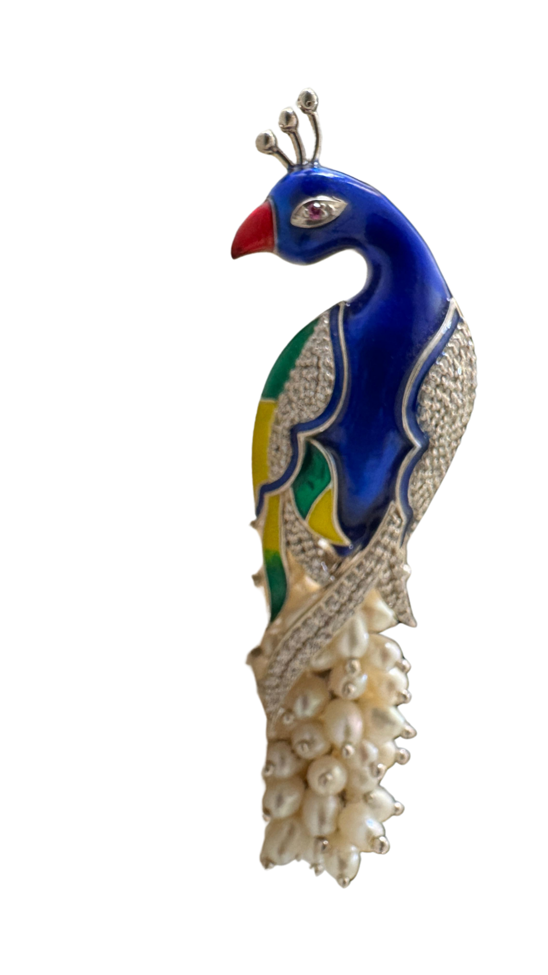 Peacock Brooch