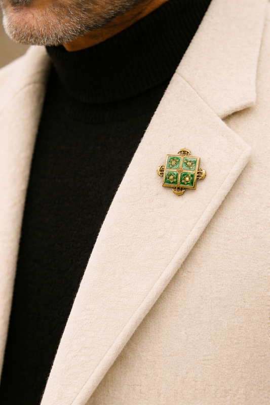 Jal Mahal Heritage Brooch