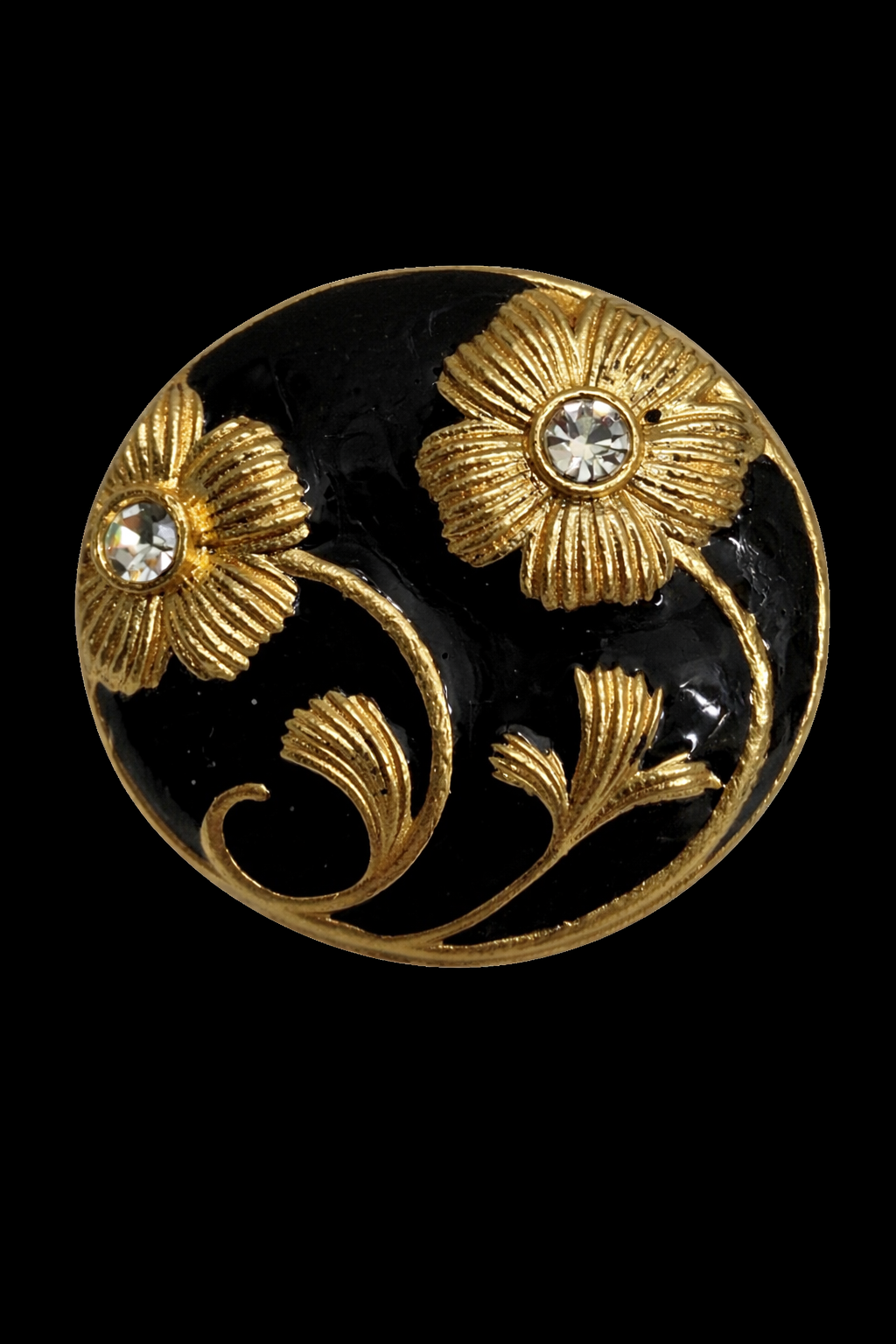 Midnight Bloom Bandhgala Button