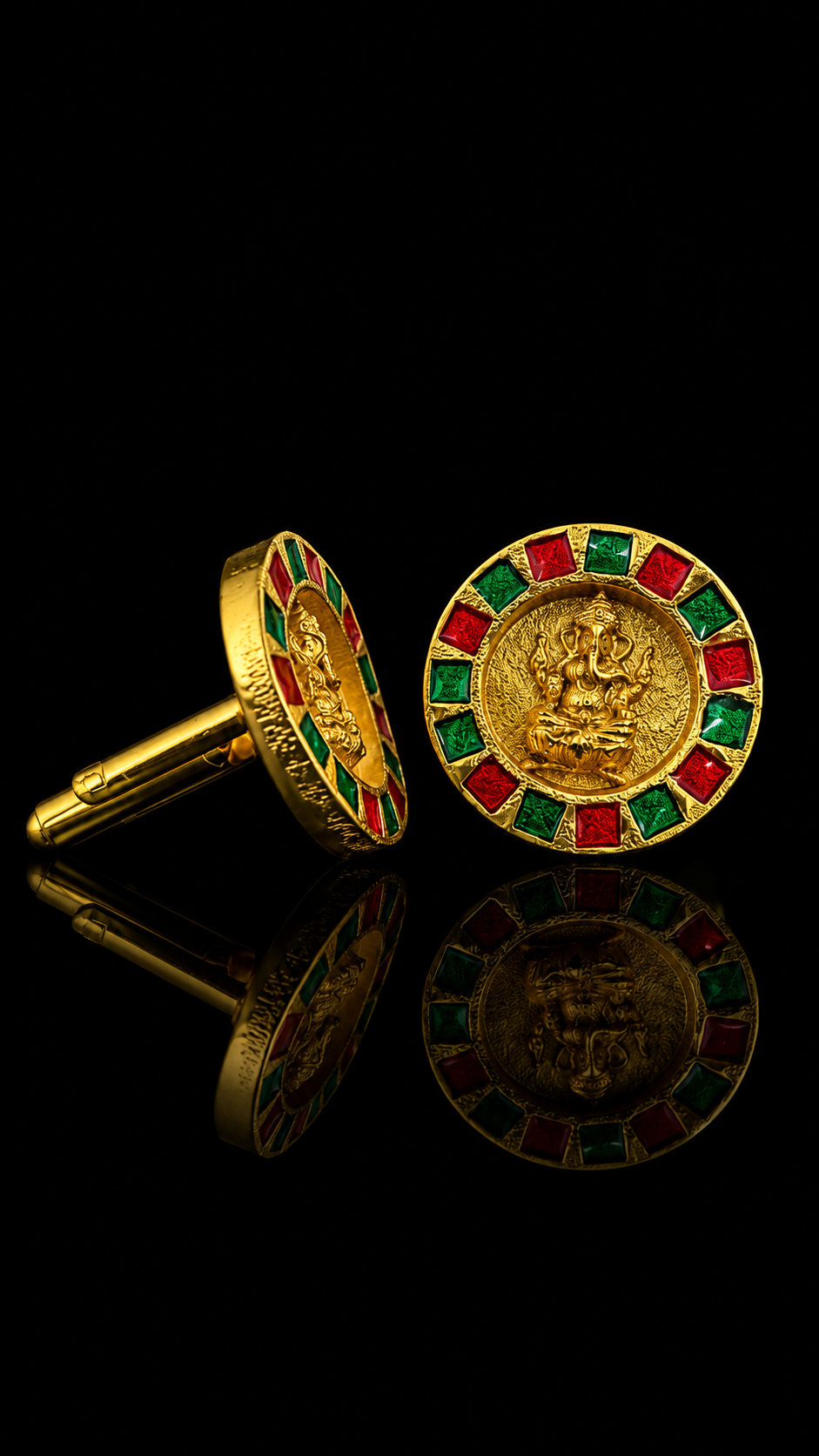 Divine Ganesha Cufflinks