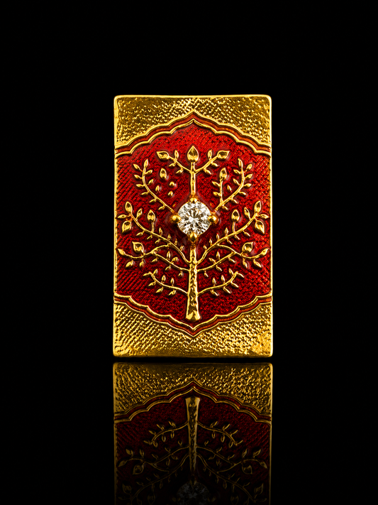 The Regal Tree Crest Brooch