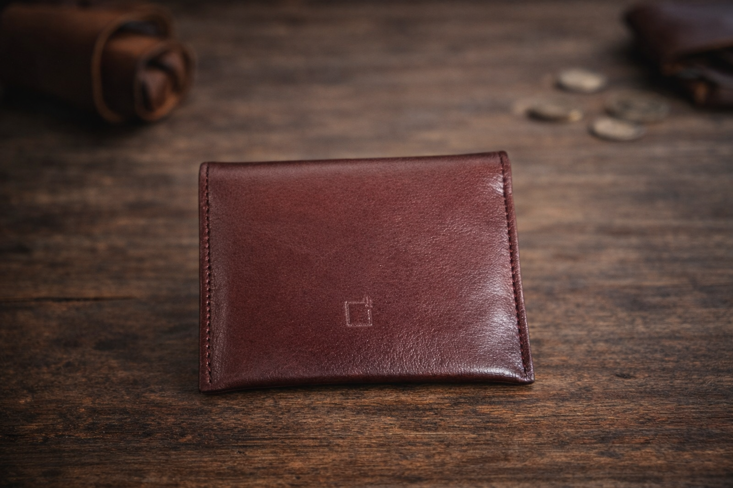 Slim Classic Vegan Leather Card & Cash Wallet