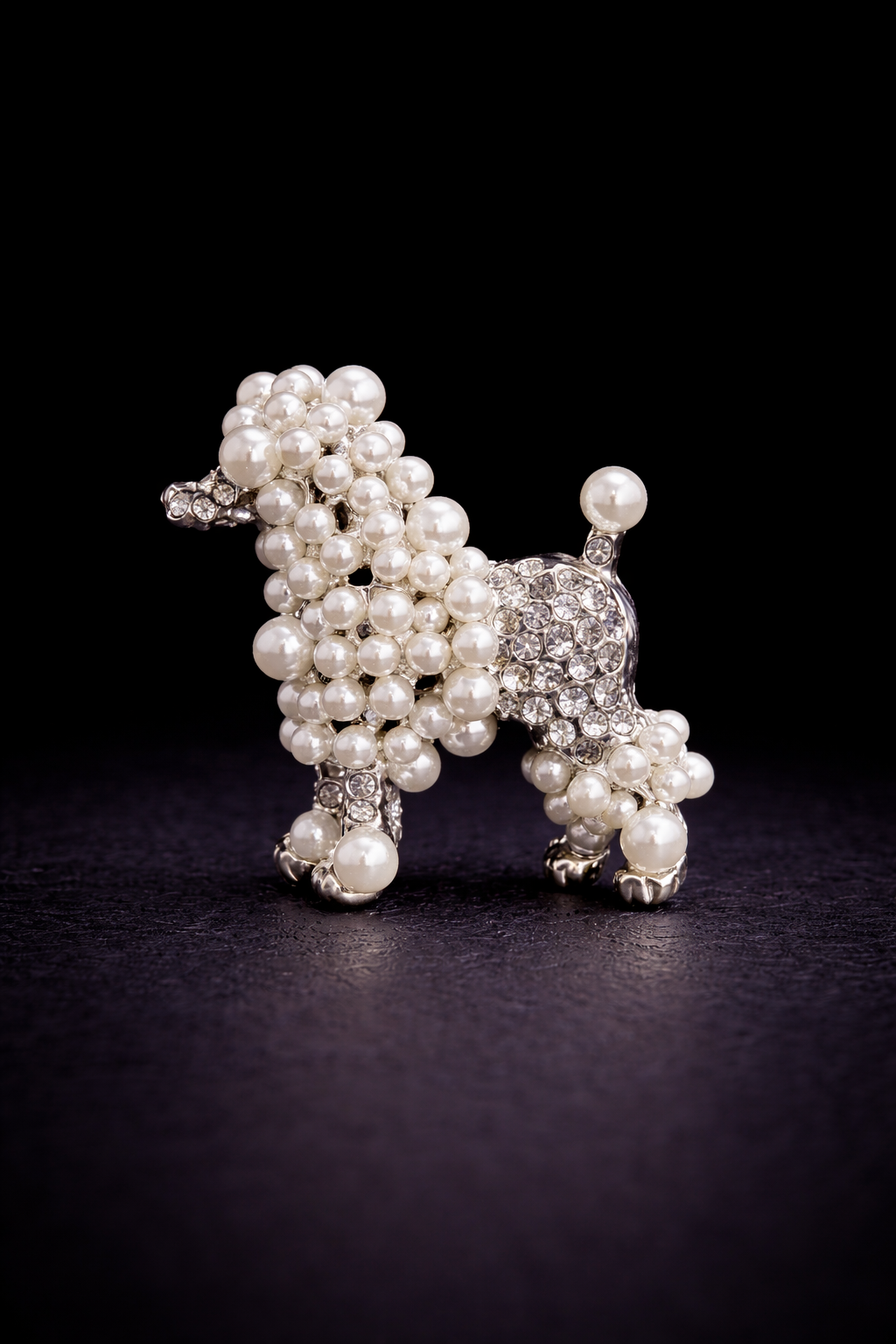 Poodle Brooch