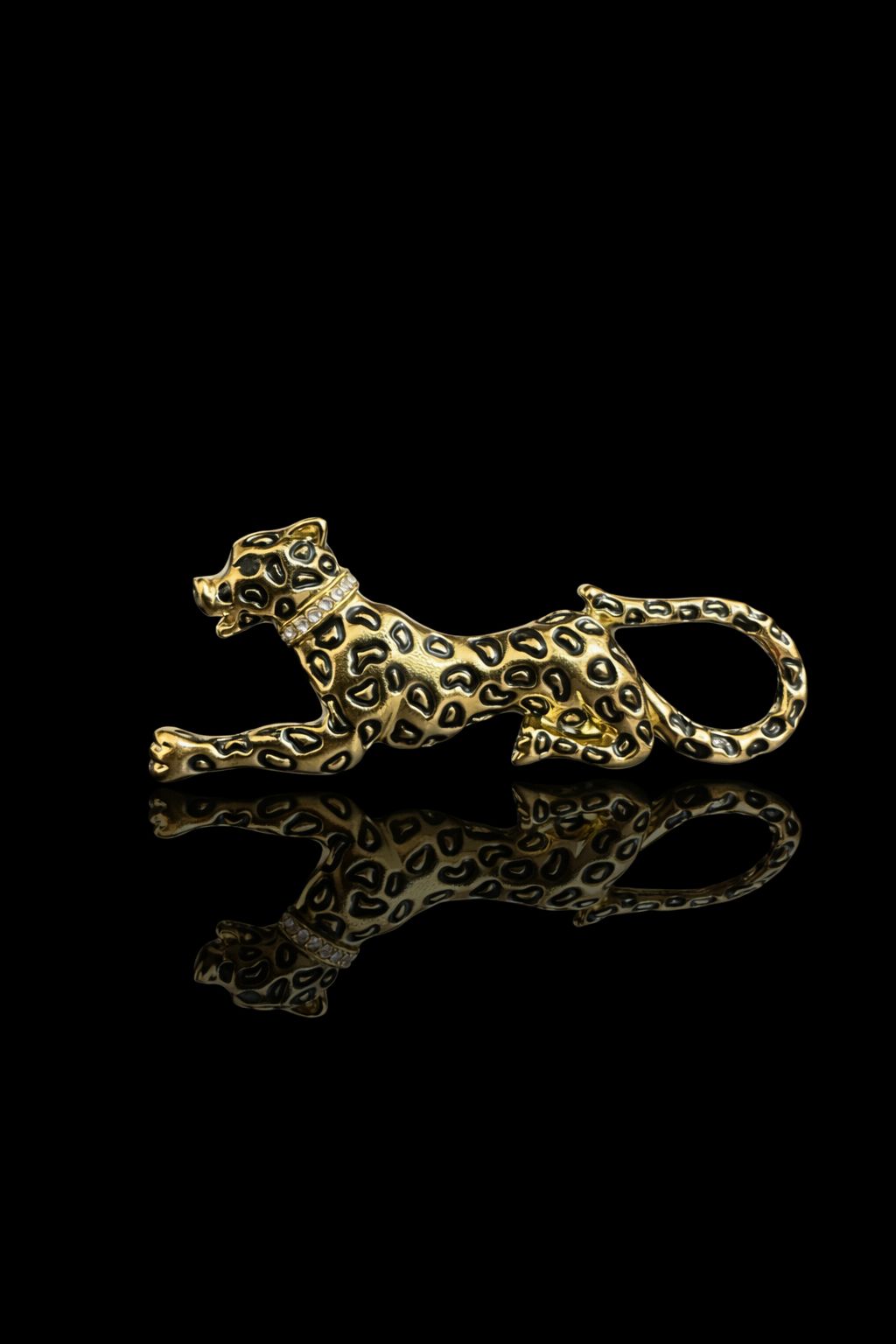 Regal Leopard Brooch