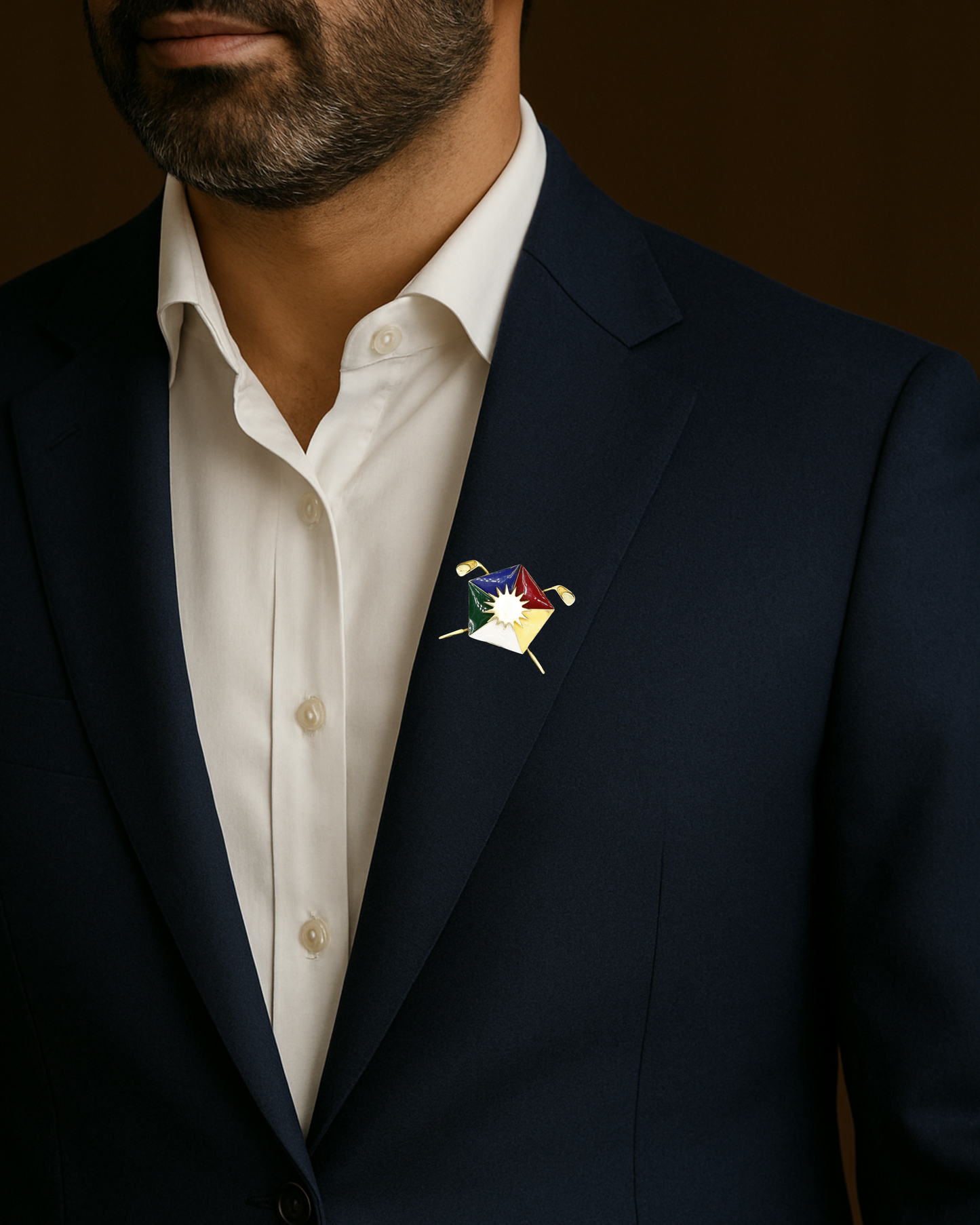 Golf Pachranga Brooch