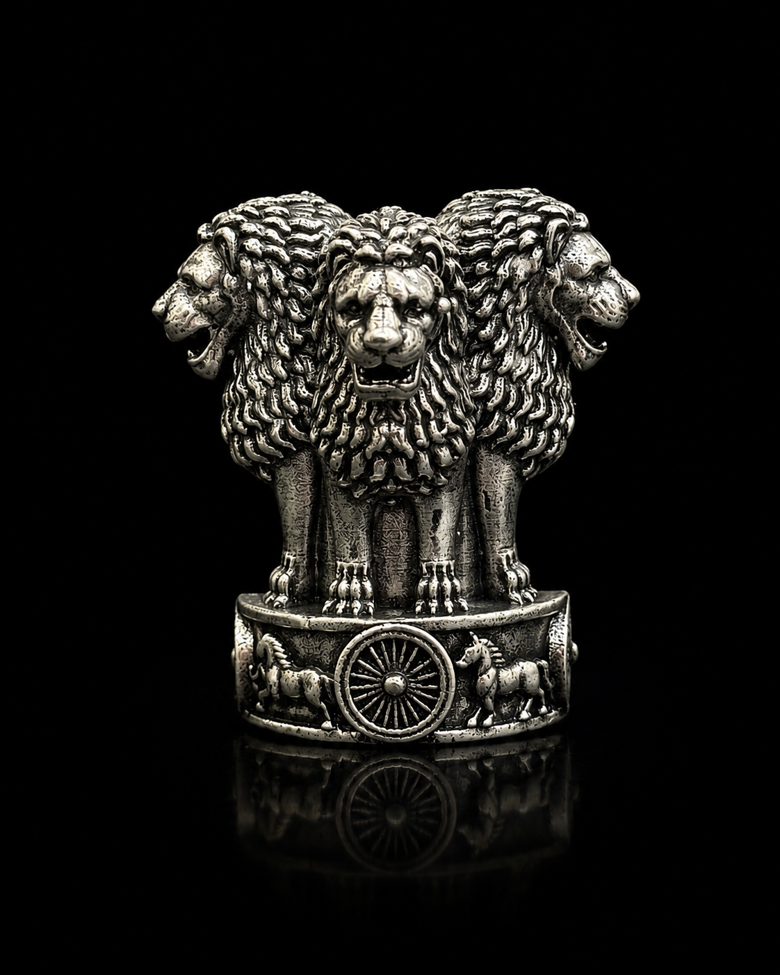 Ashoka Lion Capital Brooch