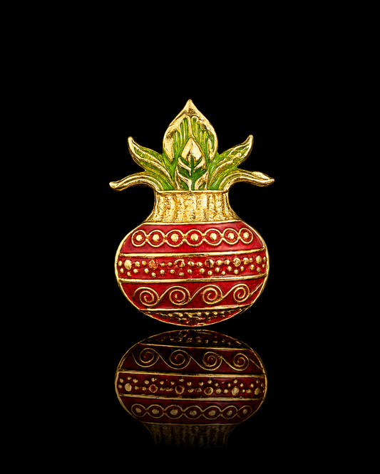Shubh Kalash Mini Brooch