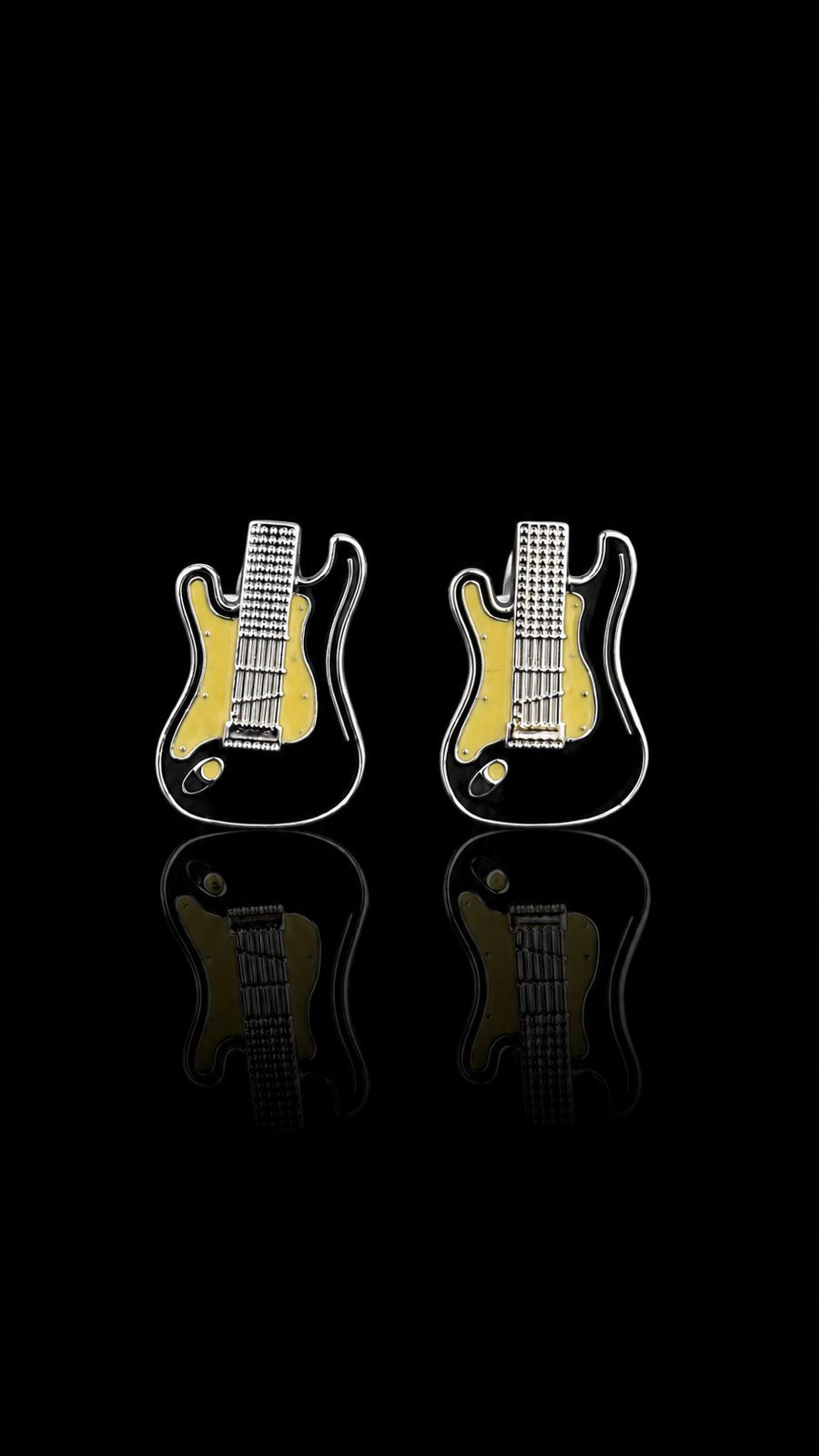 Classic Rock Guitar Cufflinks