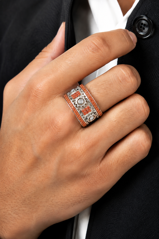 Orange Lever Ring