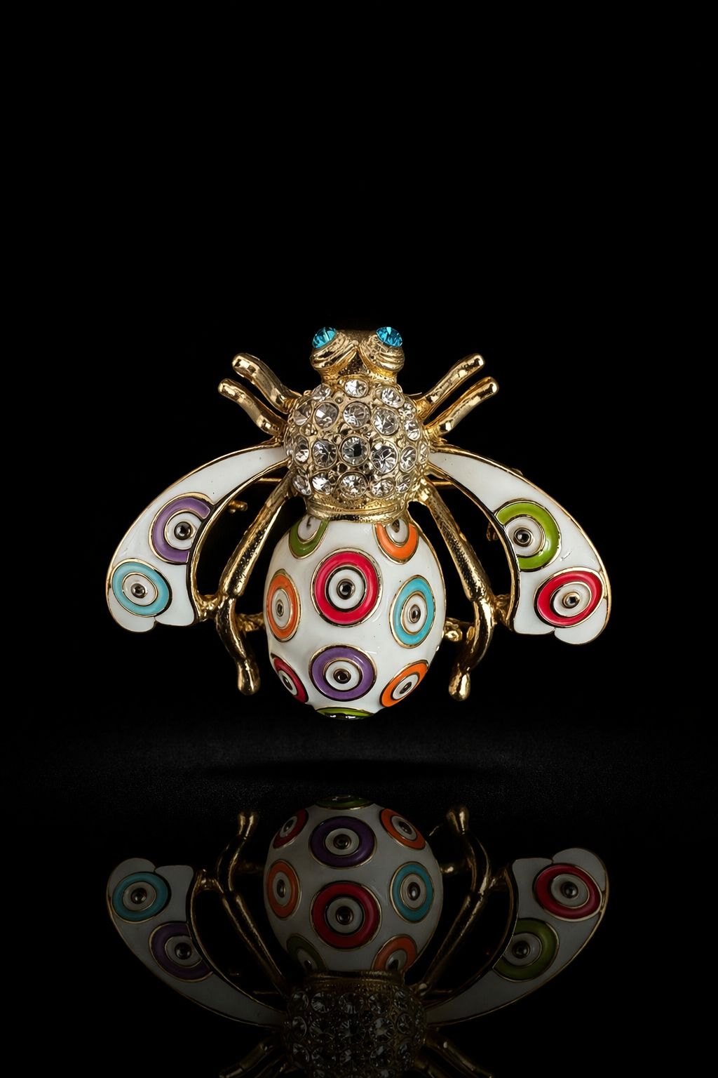 Whimsical Bee Brooch