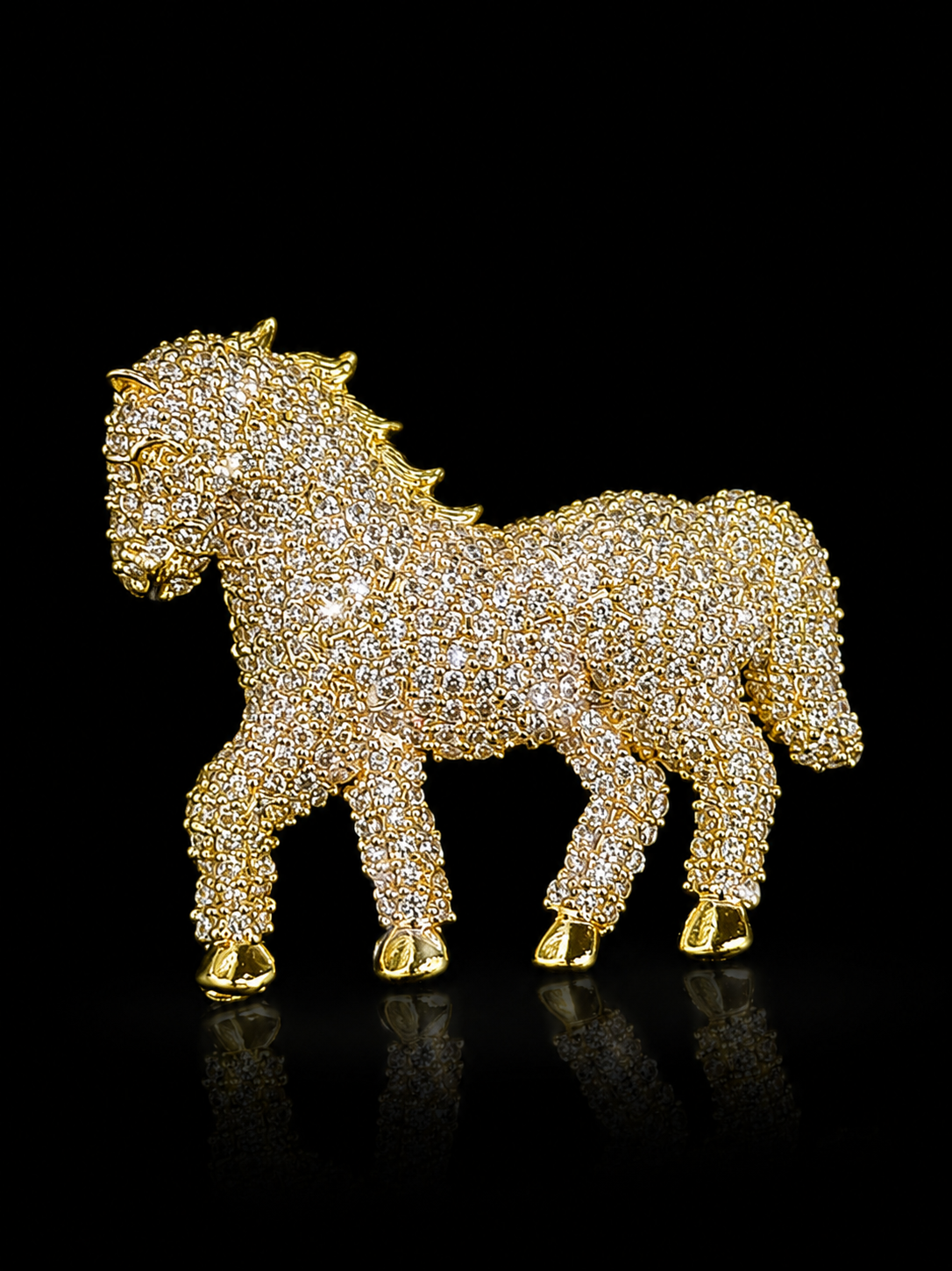 Royal Stallion Brooch