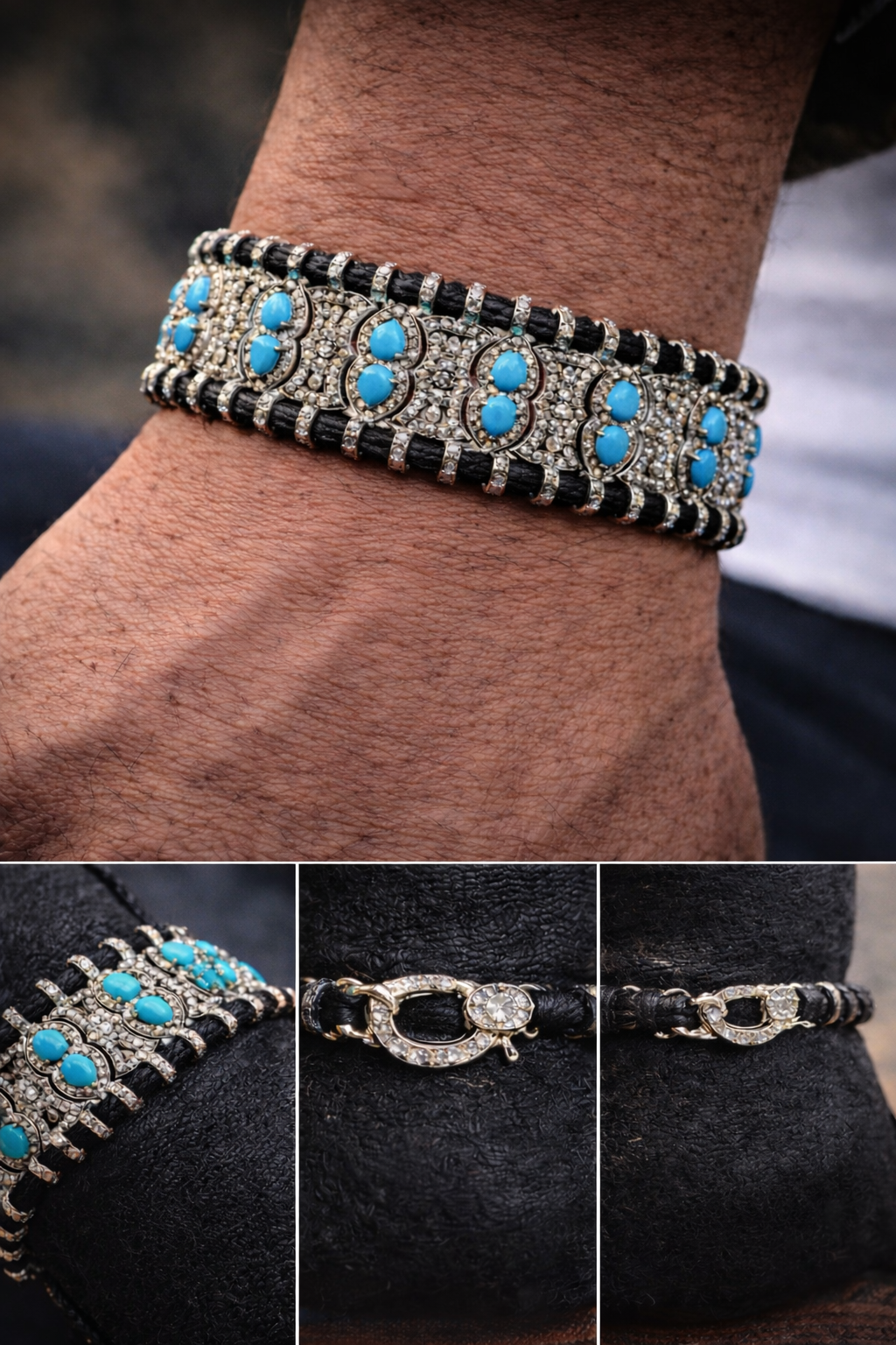 Azure Weave Macambre Diamond Bracelet