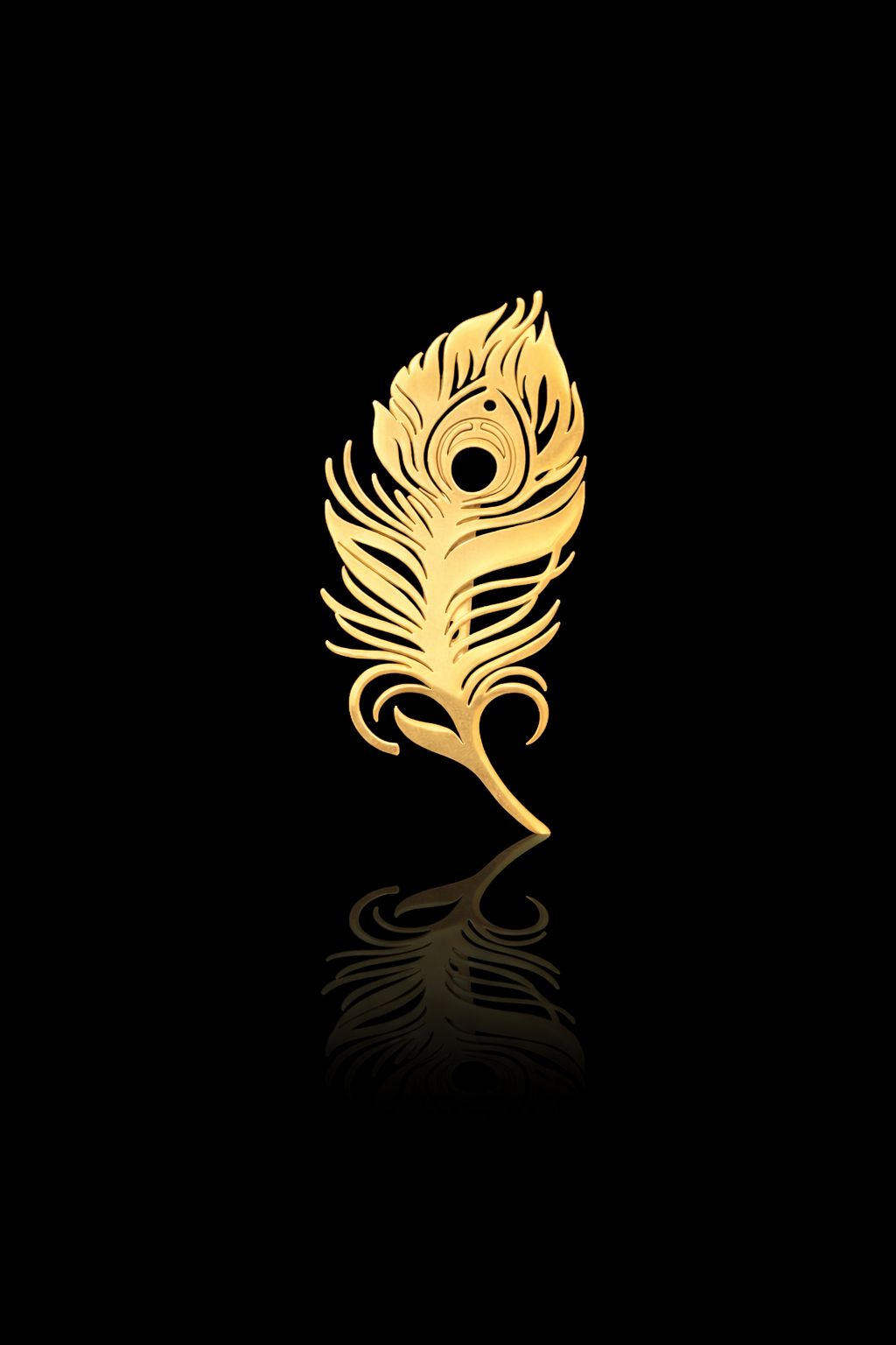 Royal Plume Peacock Brooch