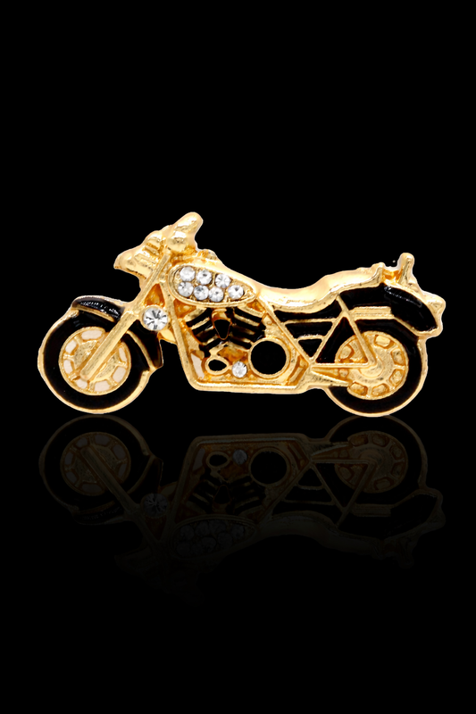 Rider Motorcycle Brooch