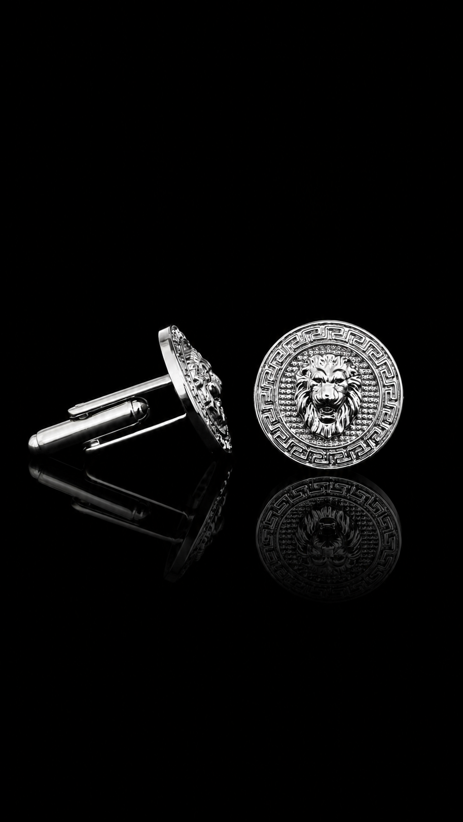 Regal Lion Crest Cufflinks
