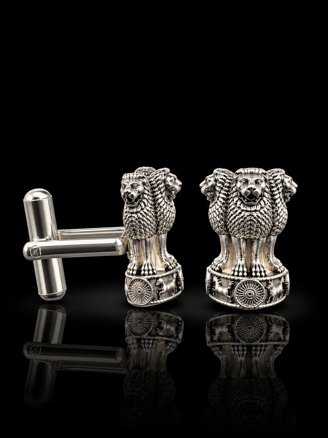 Ashoka Lion Capital Cufflinks