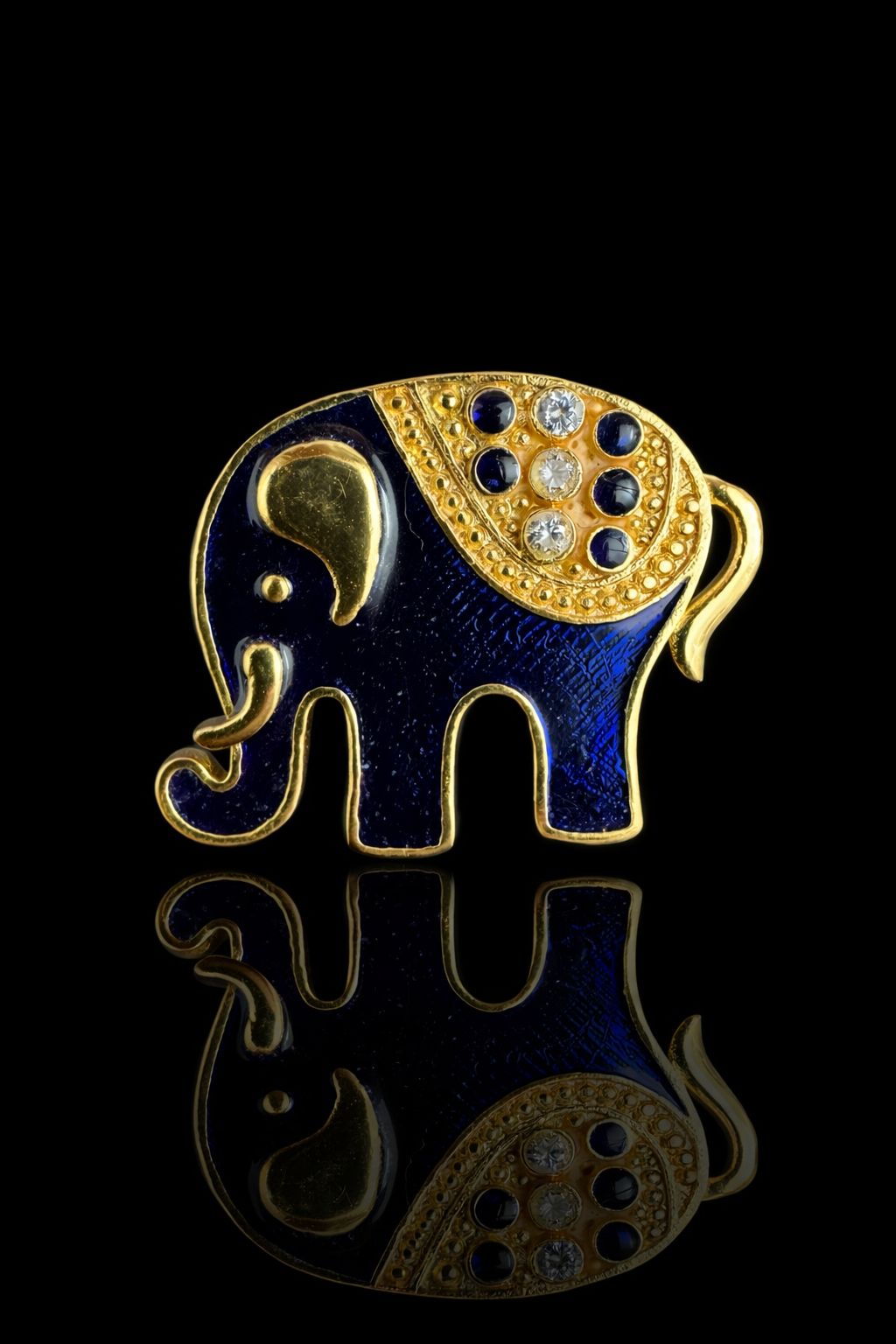 Royal Steps Elephant Brooch