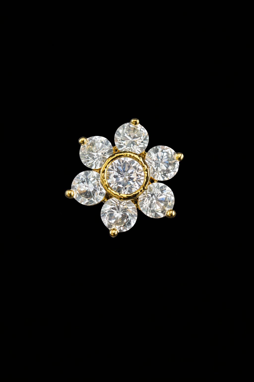 Pearl Ruby Floral Kurta Button