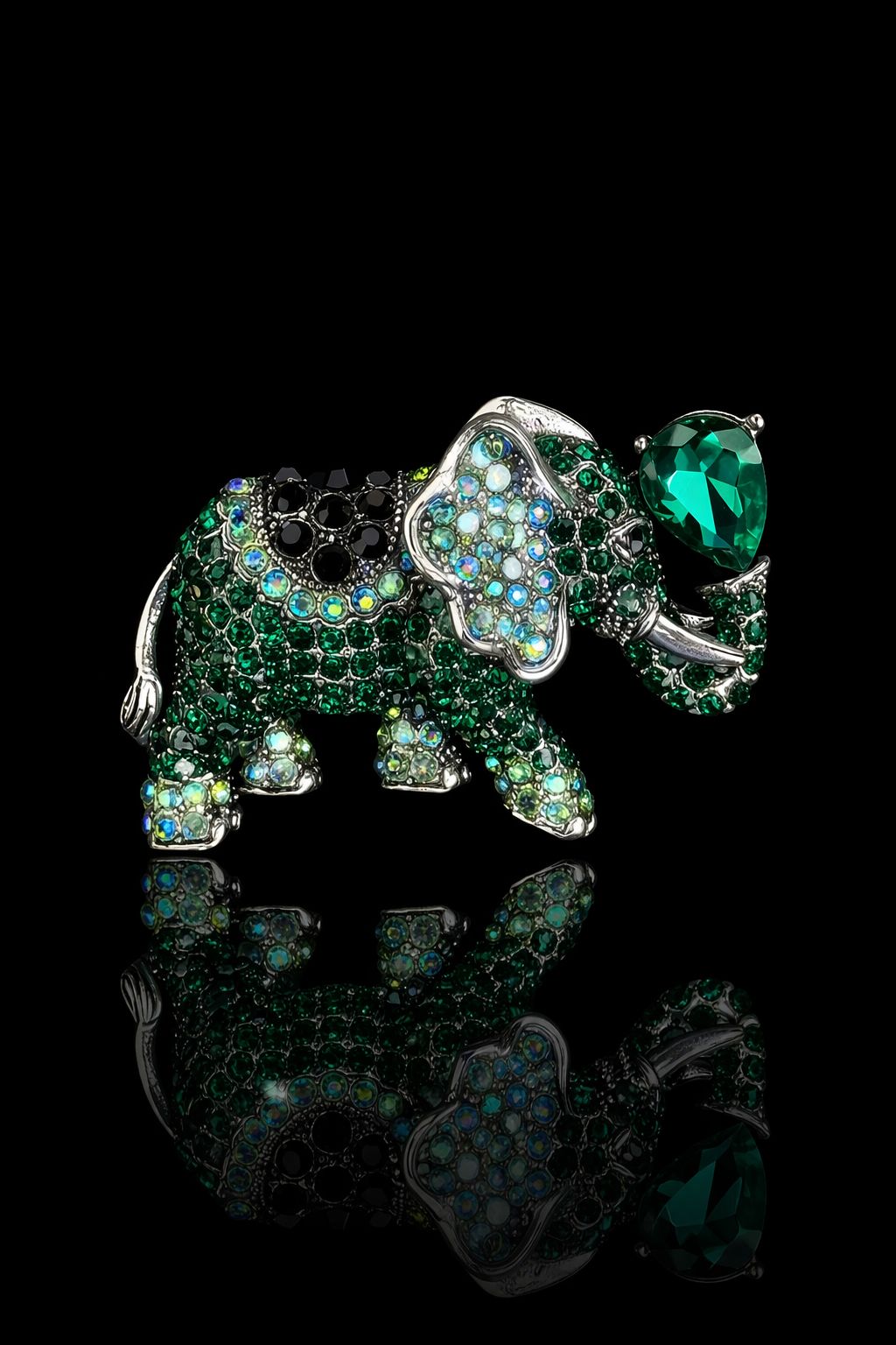 Regal Elephant Brooch