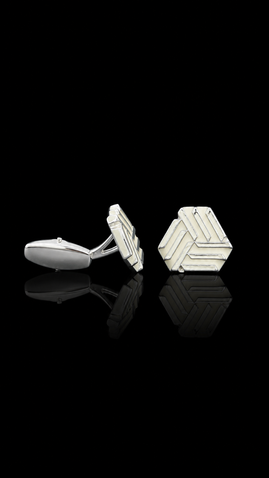 Hexa Geometric Cufflinks