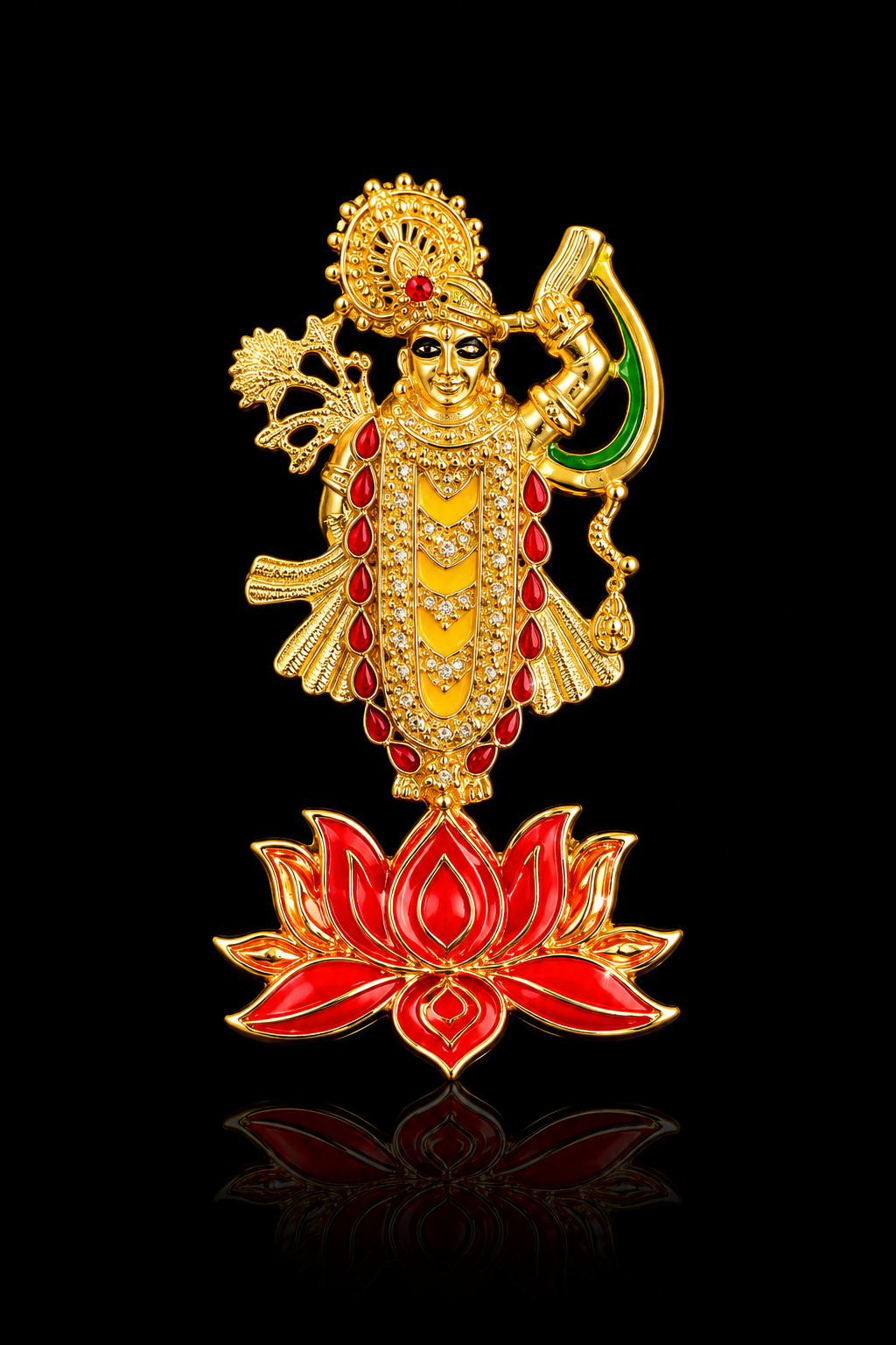 Shrinathji Lotus Divine Lapel Pin