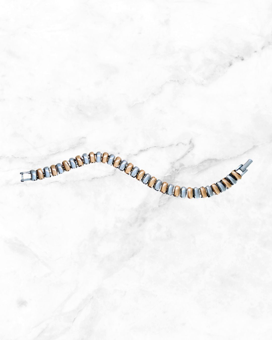 Aurora Dual-Tone Link Bracelet