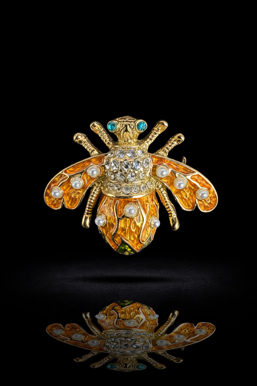 Whimsical Bee Brooch