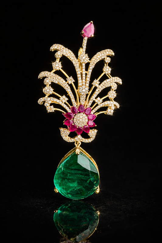 Imperial Blossom Cascade Brooch