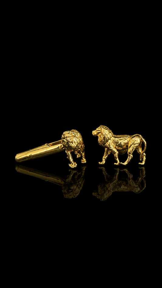 Golden Lion Majesty Cufflinks