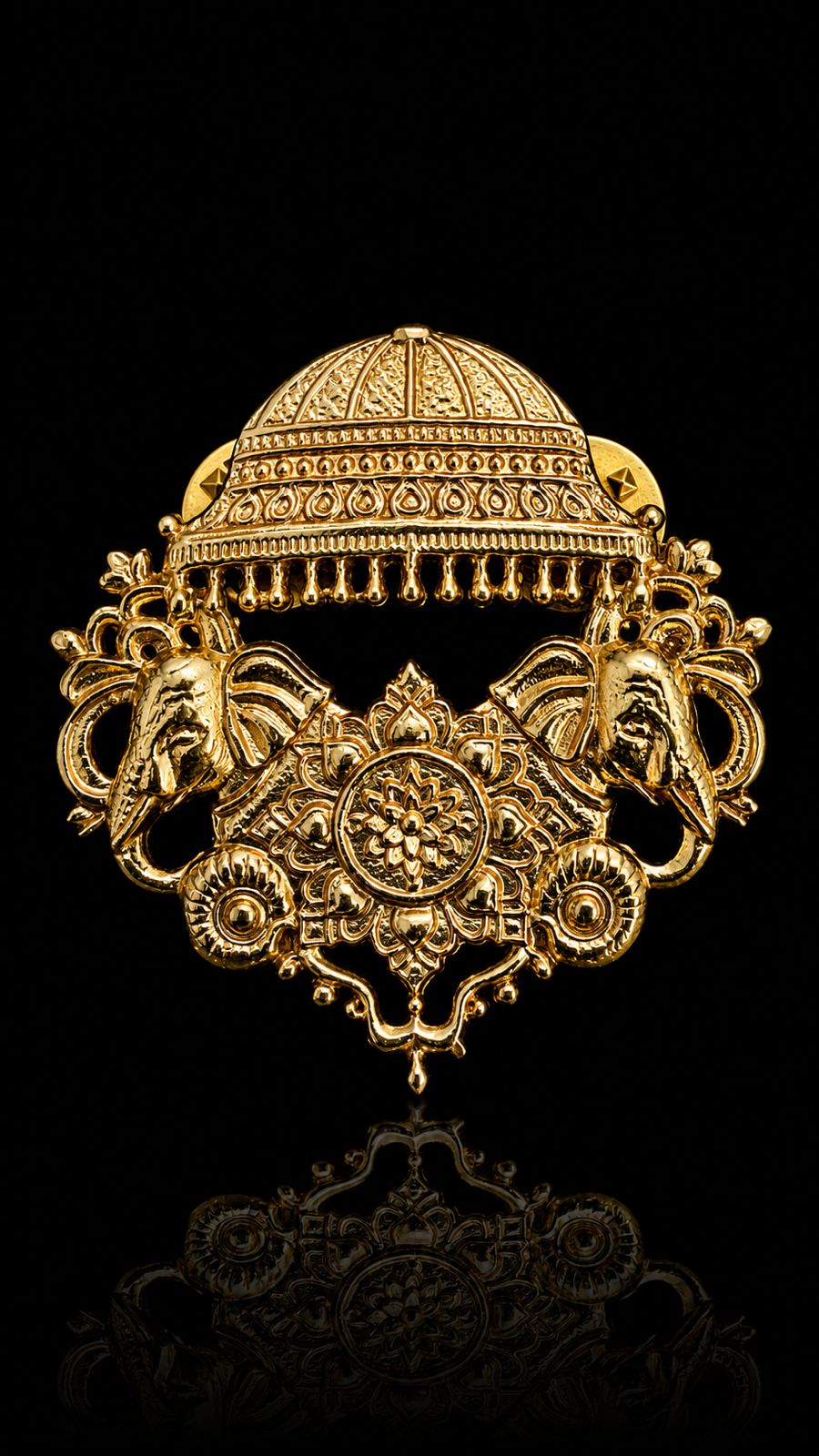 Royal Elephant Howdah Heritage Lapel Pin
