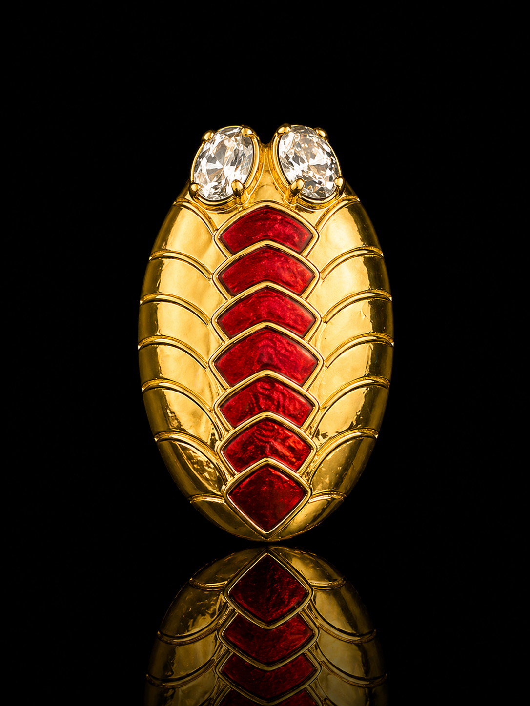 Imperial Scarab Brooch