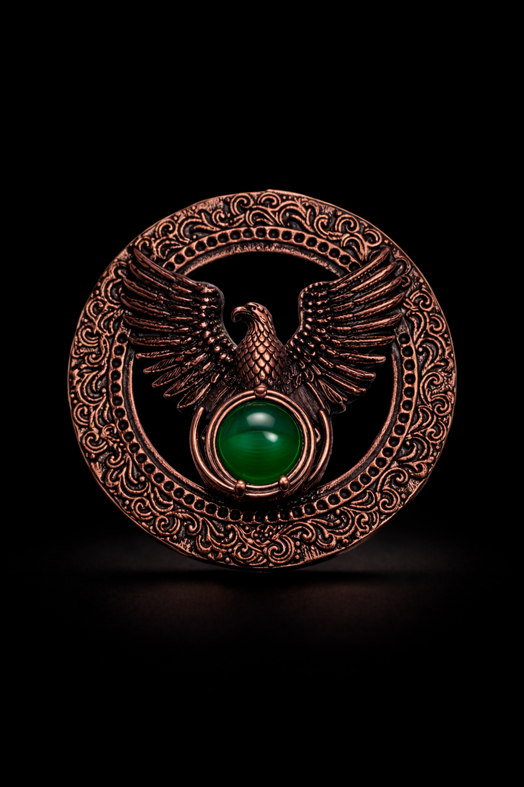Imperial Eagle Crest Brooch