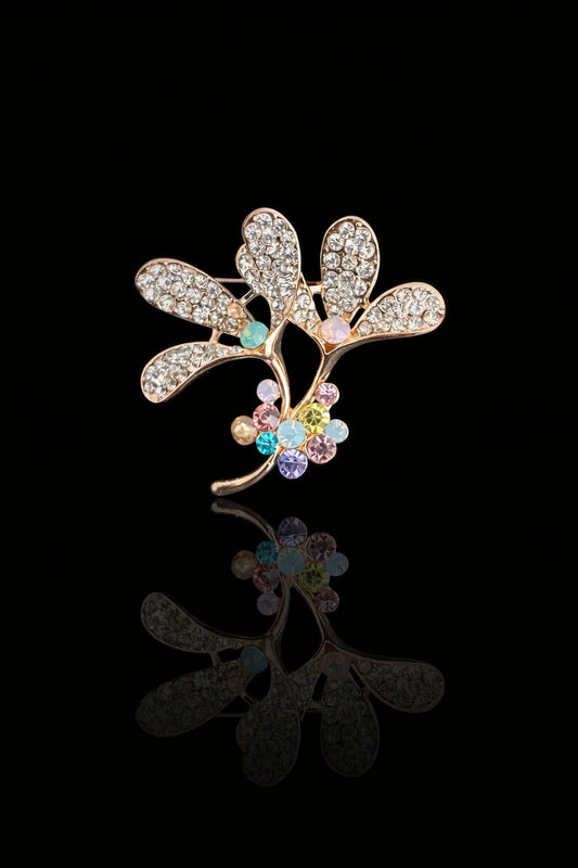 Pastel Bloom Branch Brooch