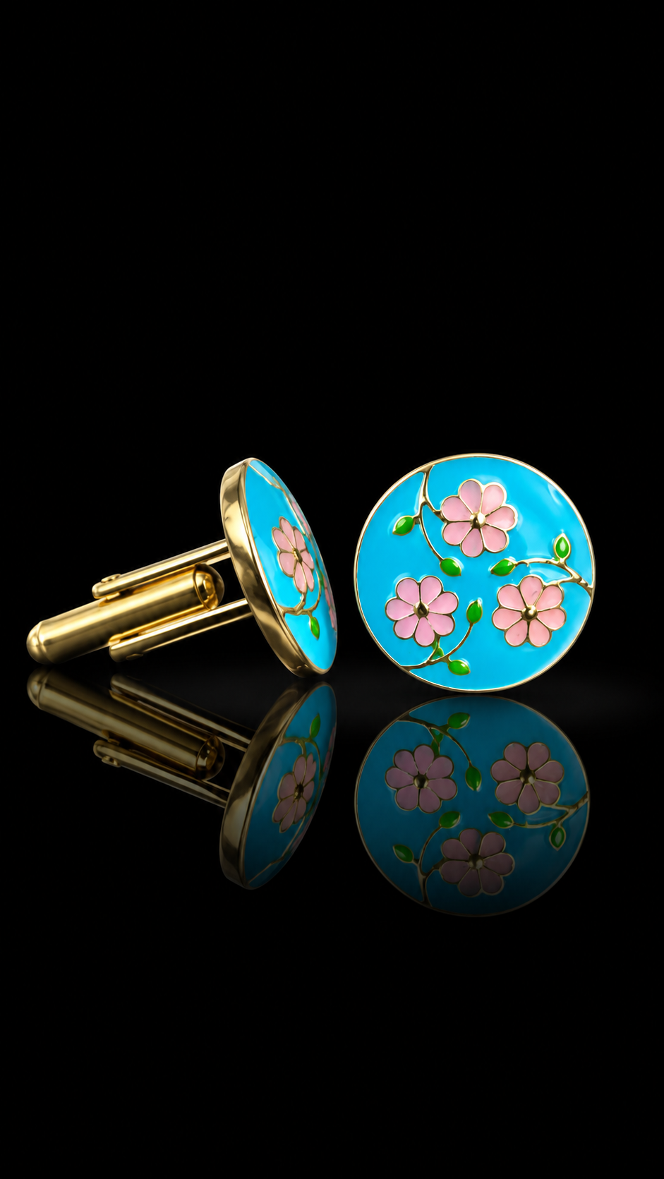 Blooming Garden Floral Cufflinks