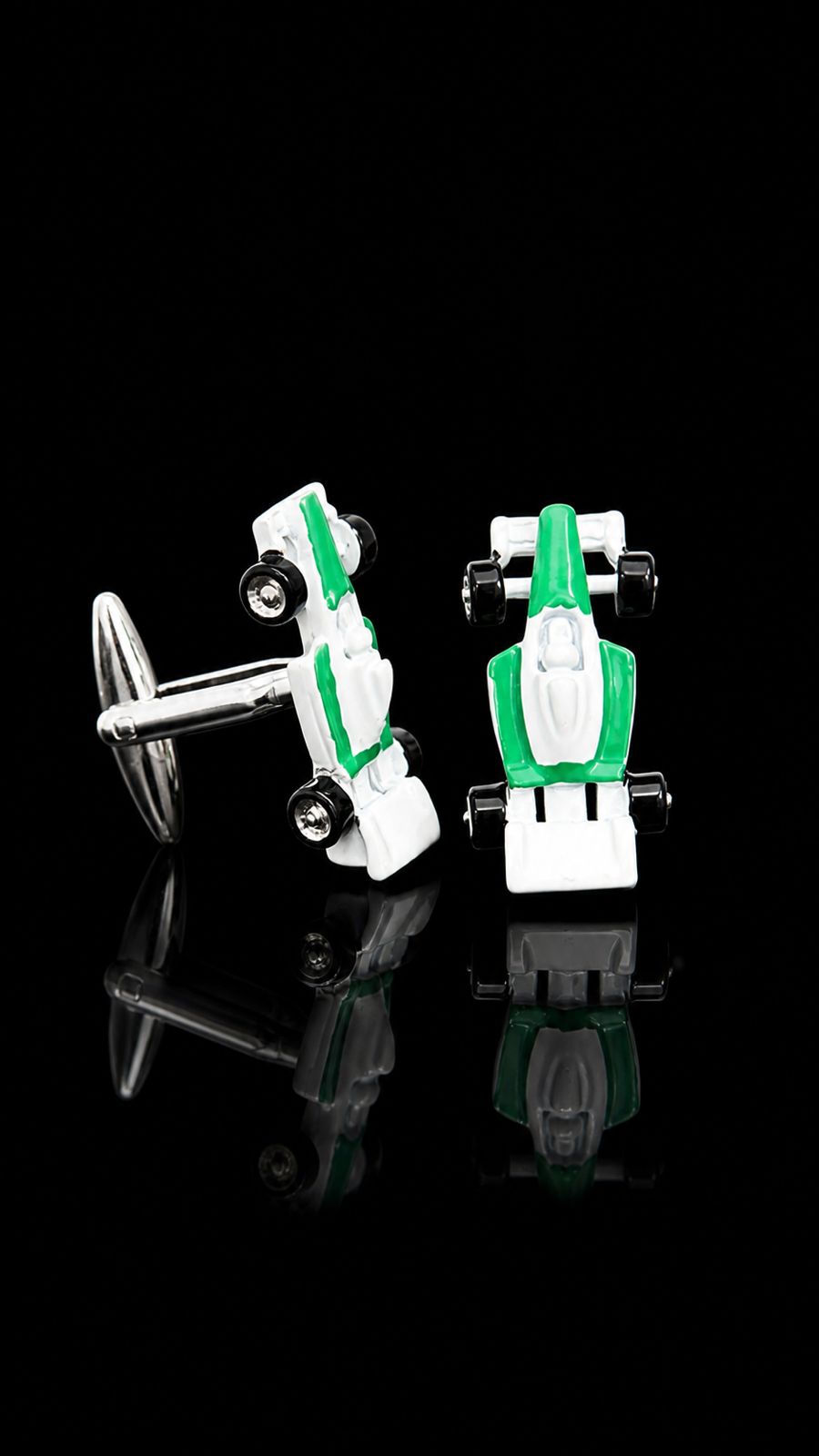 Formula Racing Car Novelty Cufflinks