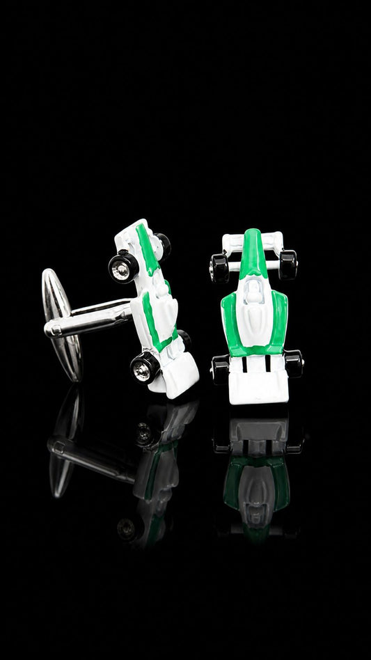 Formula Racing Car Novelty Cufflinks