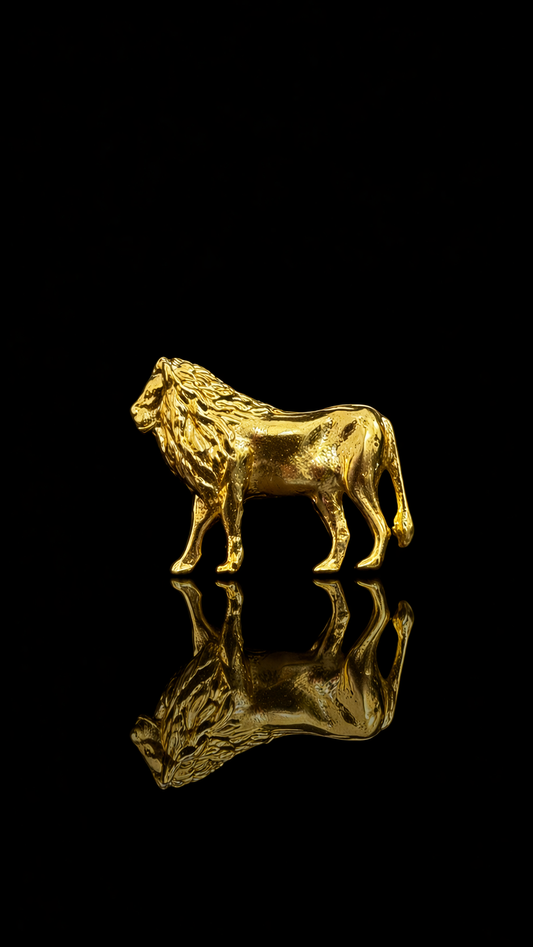 Royal Golden Lion Lapel Pin