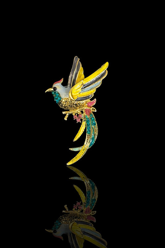 Aurora Flight Bird Brooch