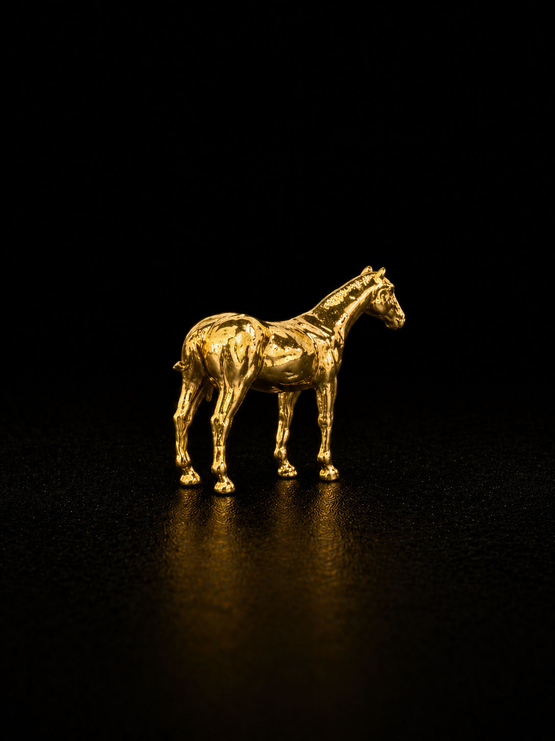 Golden Horse Brooch