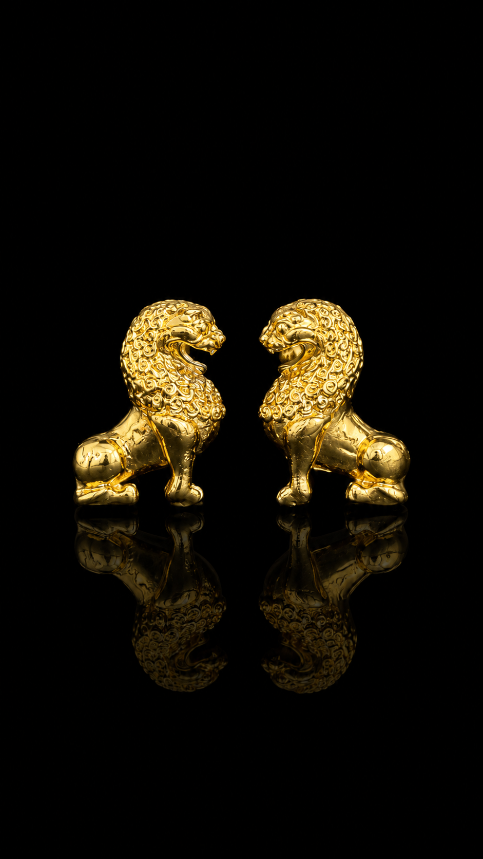 Regal Guardian Lion Cufflinks