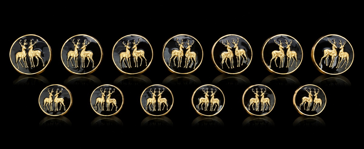 Royal Deer Heritage Bandhgala Button