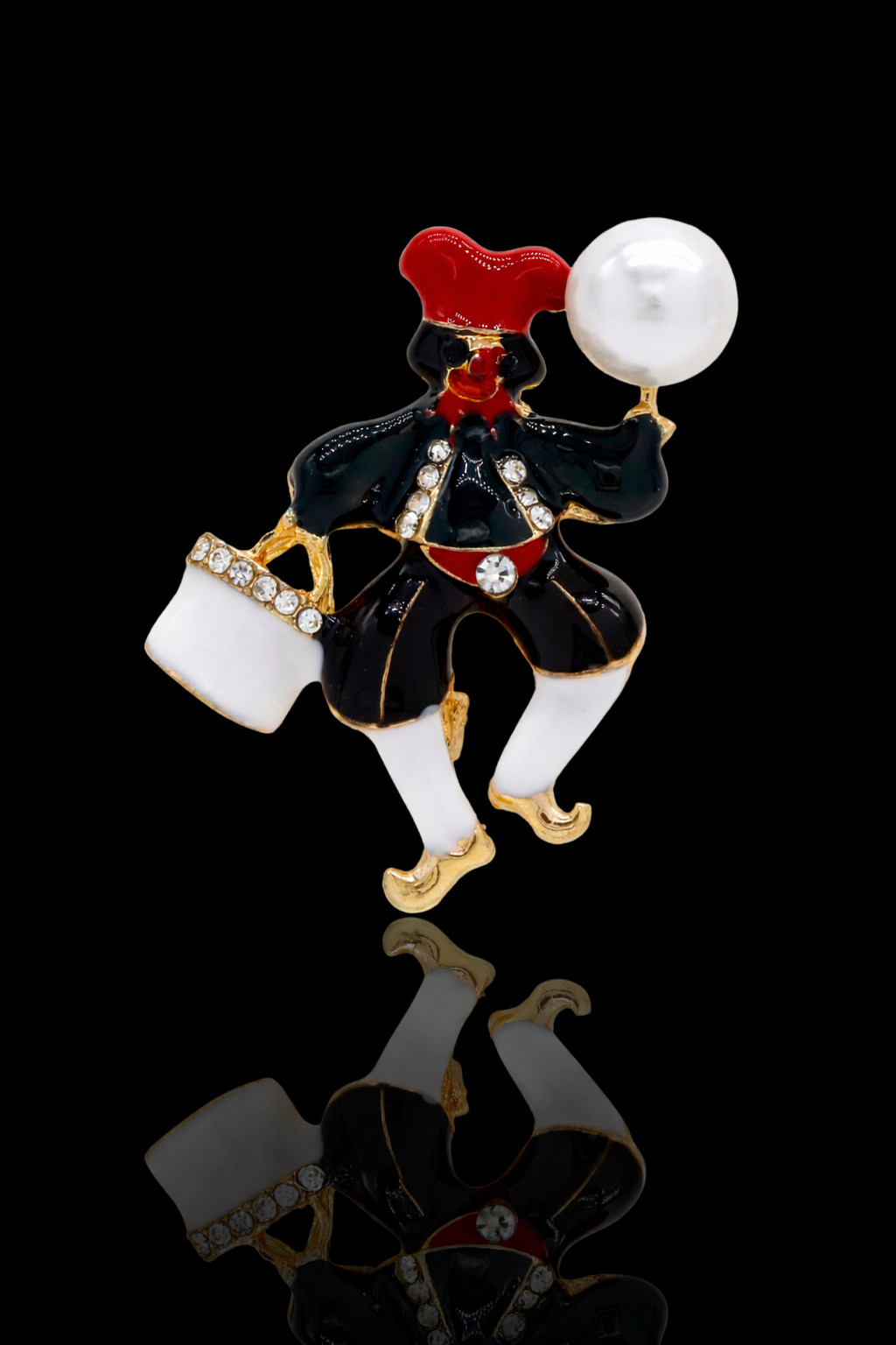 Carnival Jester Brooch
