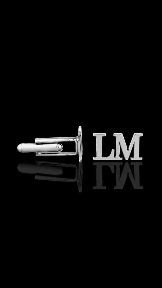 Rajputana Initial "LM" Cufflinks