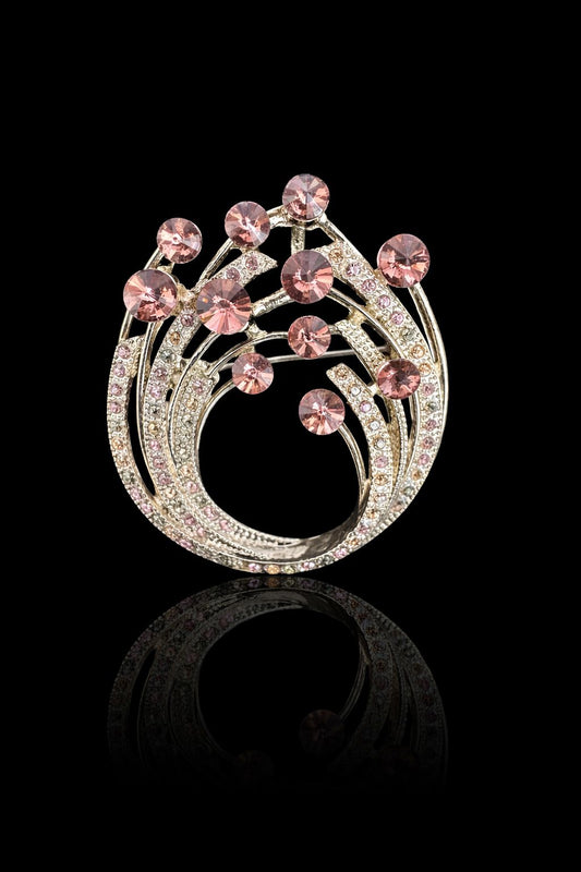 Blush Orbit Brooch