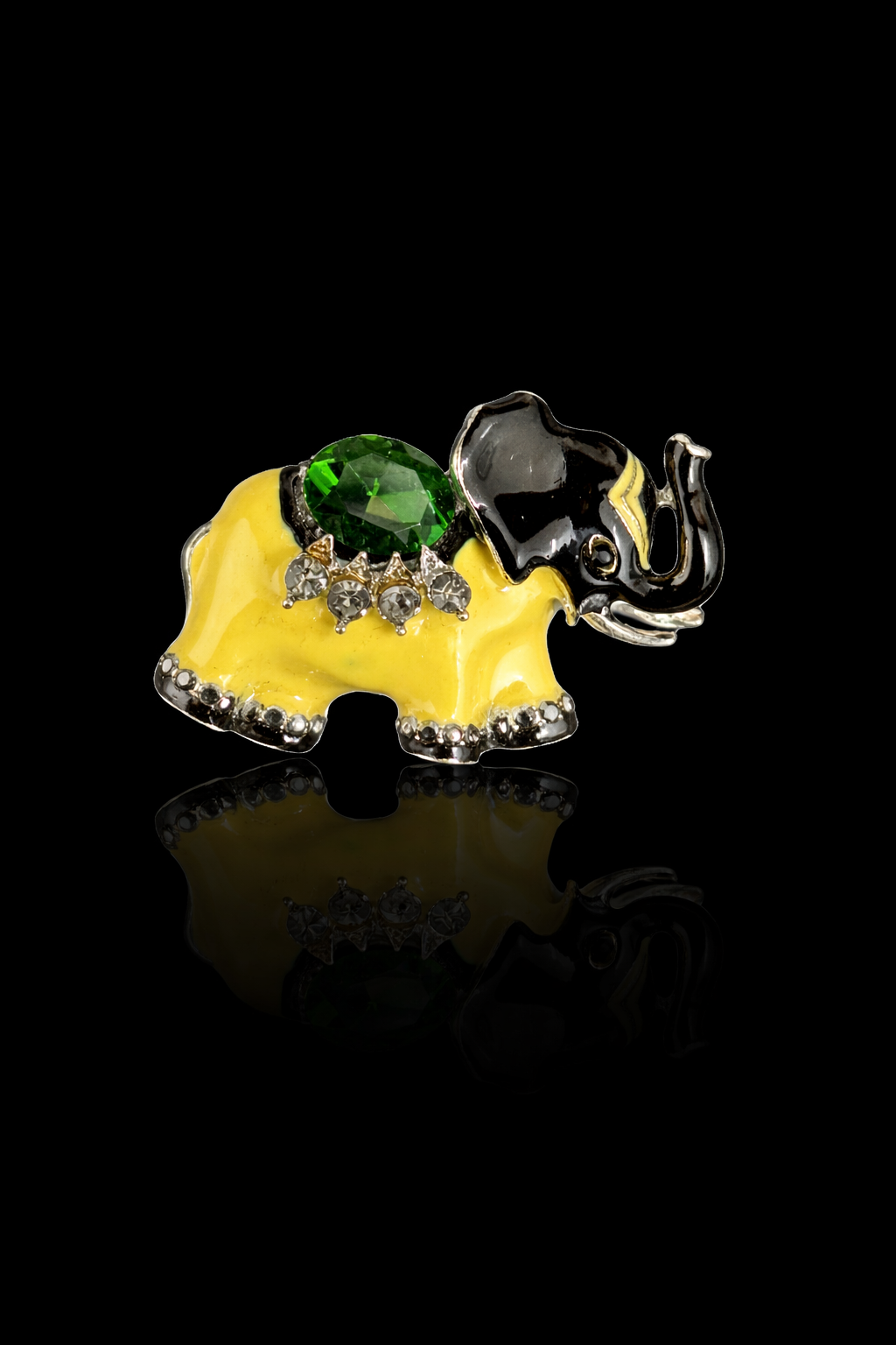 Majestic Mini Elephant Brooch