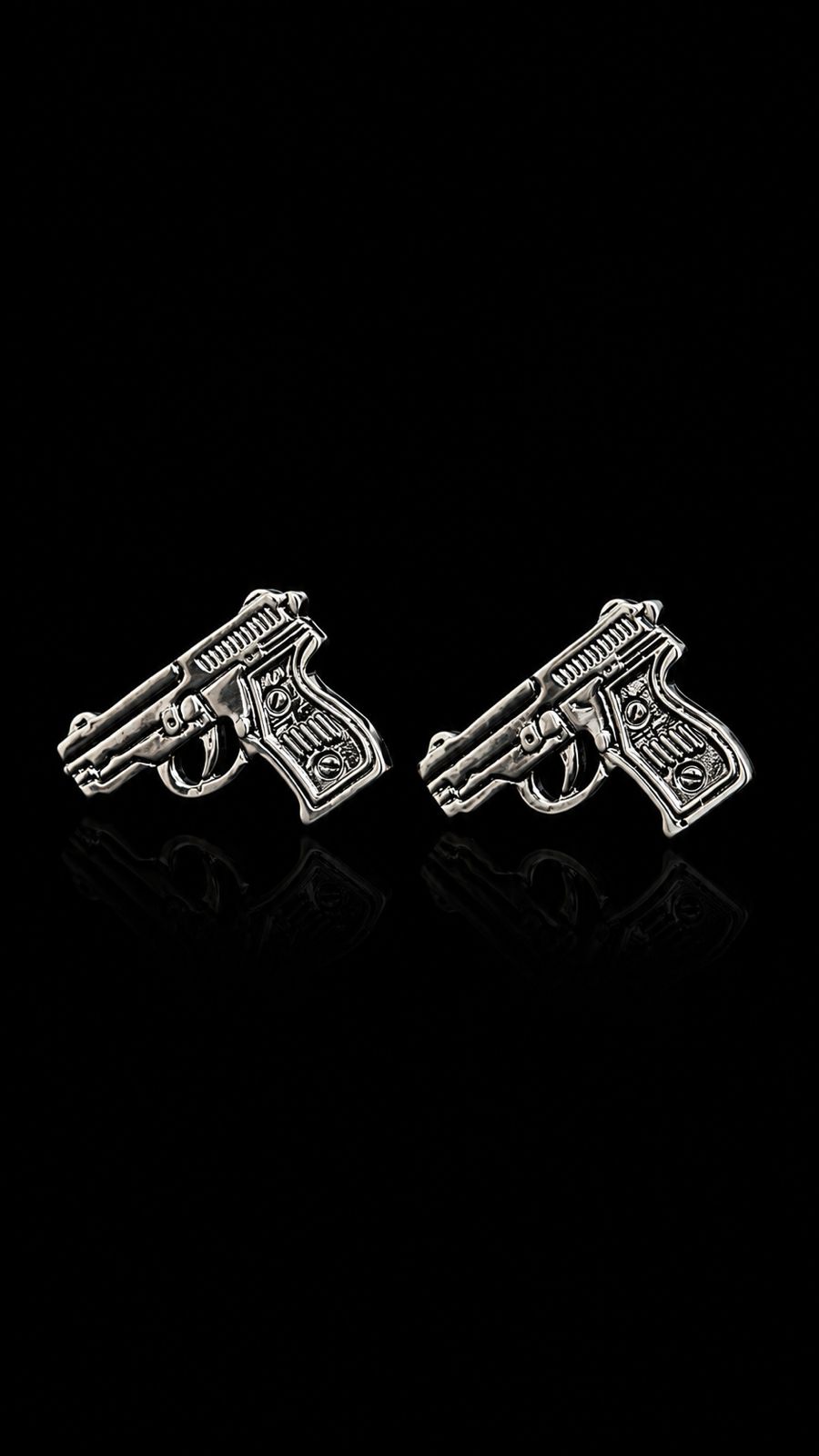 Mini Pistol Cufflinks