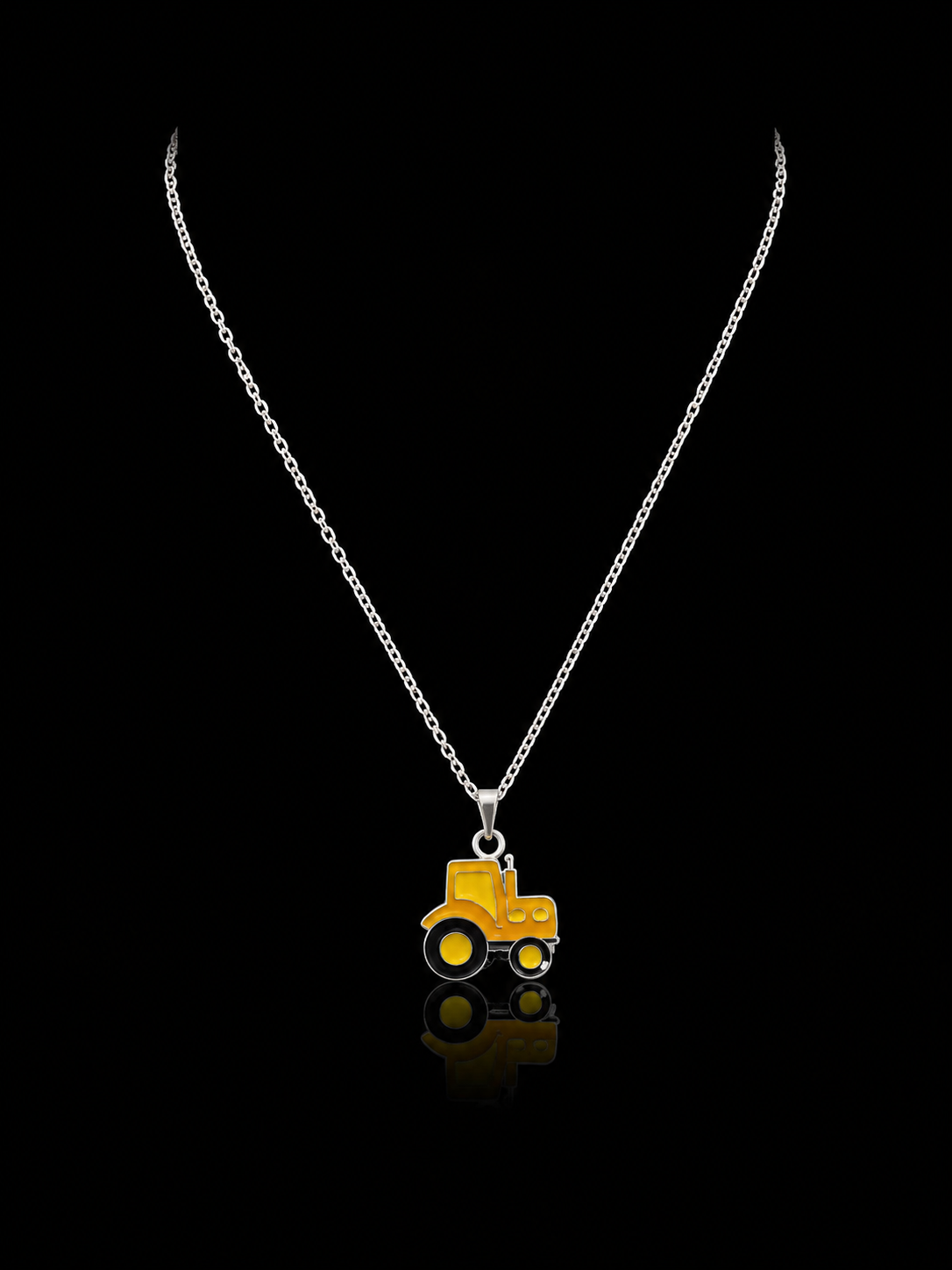 Kids Tractor Pendant With Chein