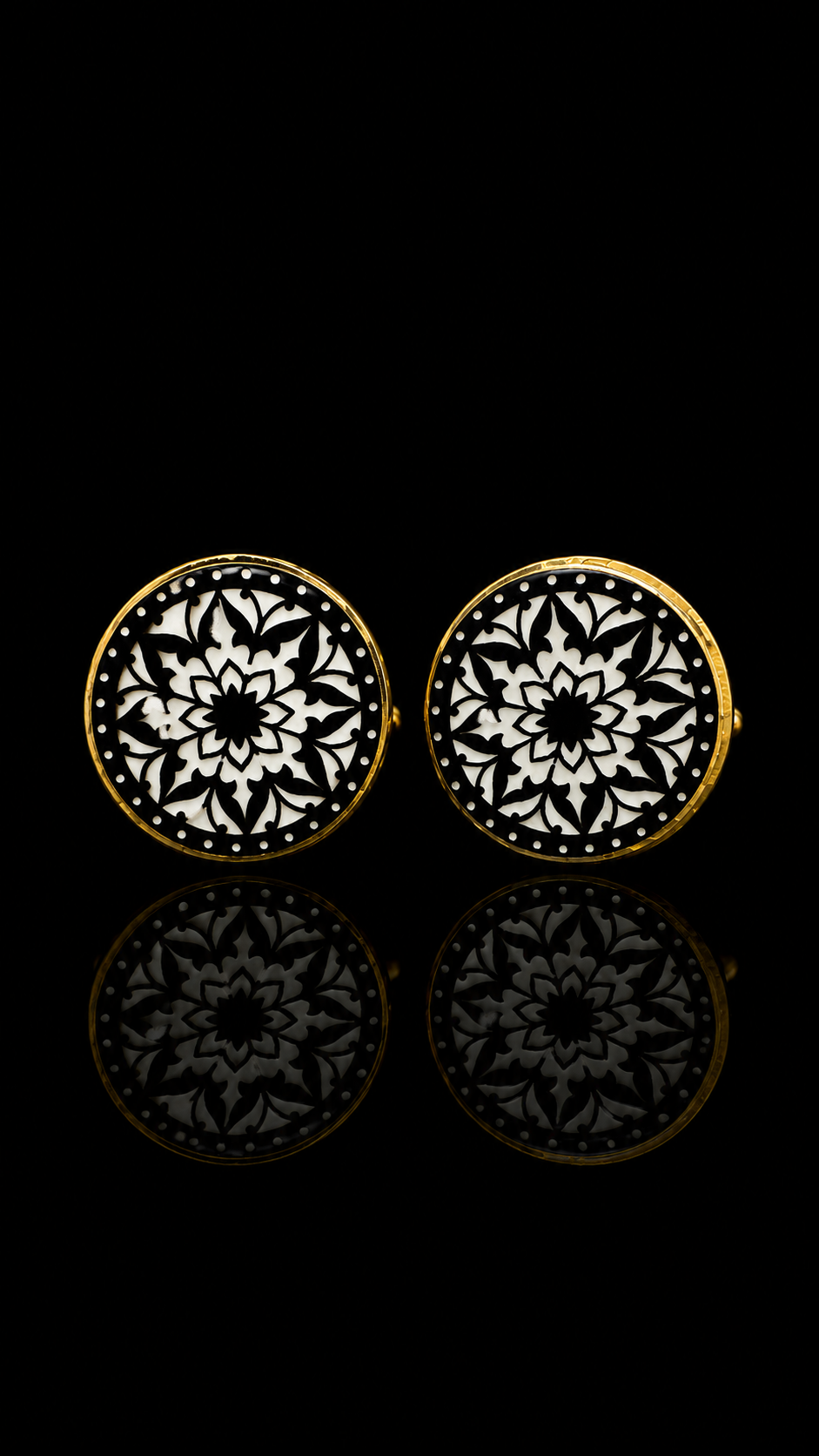 Floral Tewa Art Cufflinks